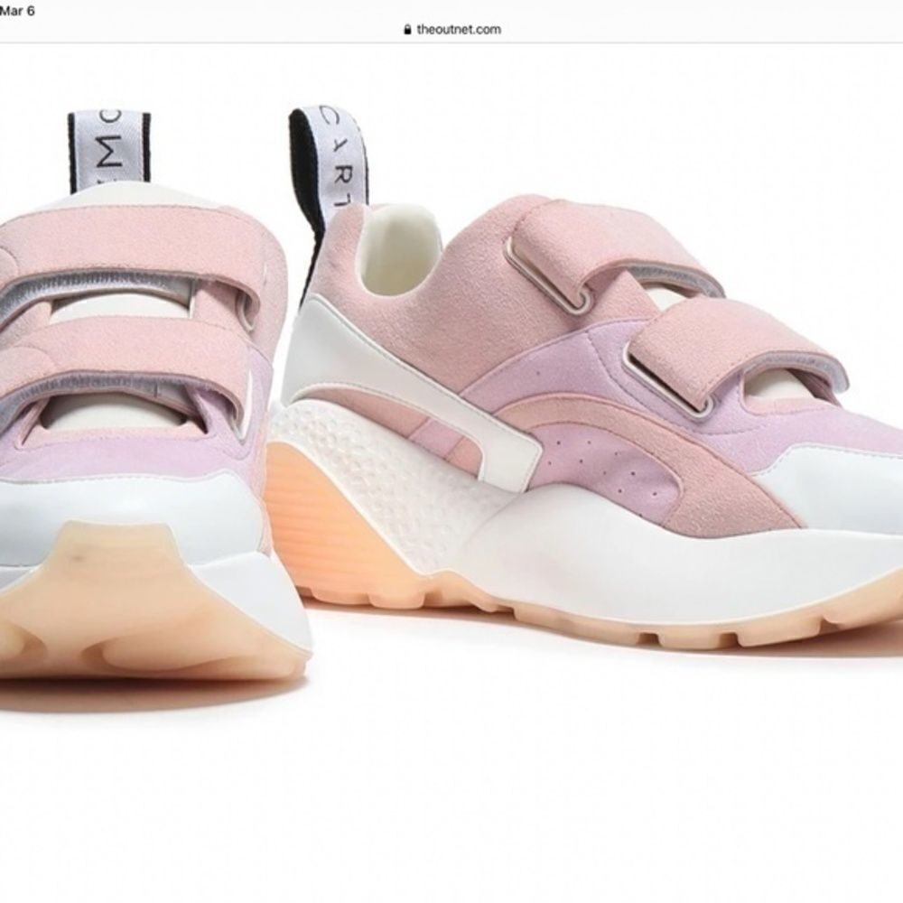 NWT Stella MCCARTNEY AUTHENTIC ECLIPSE  WHITE/PINK WOMAN SNEAKERS EU 40 … - Picture 2 of 16